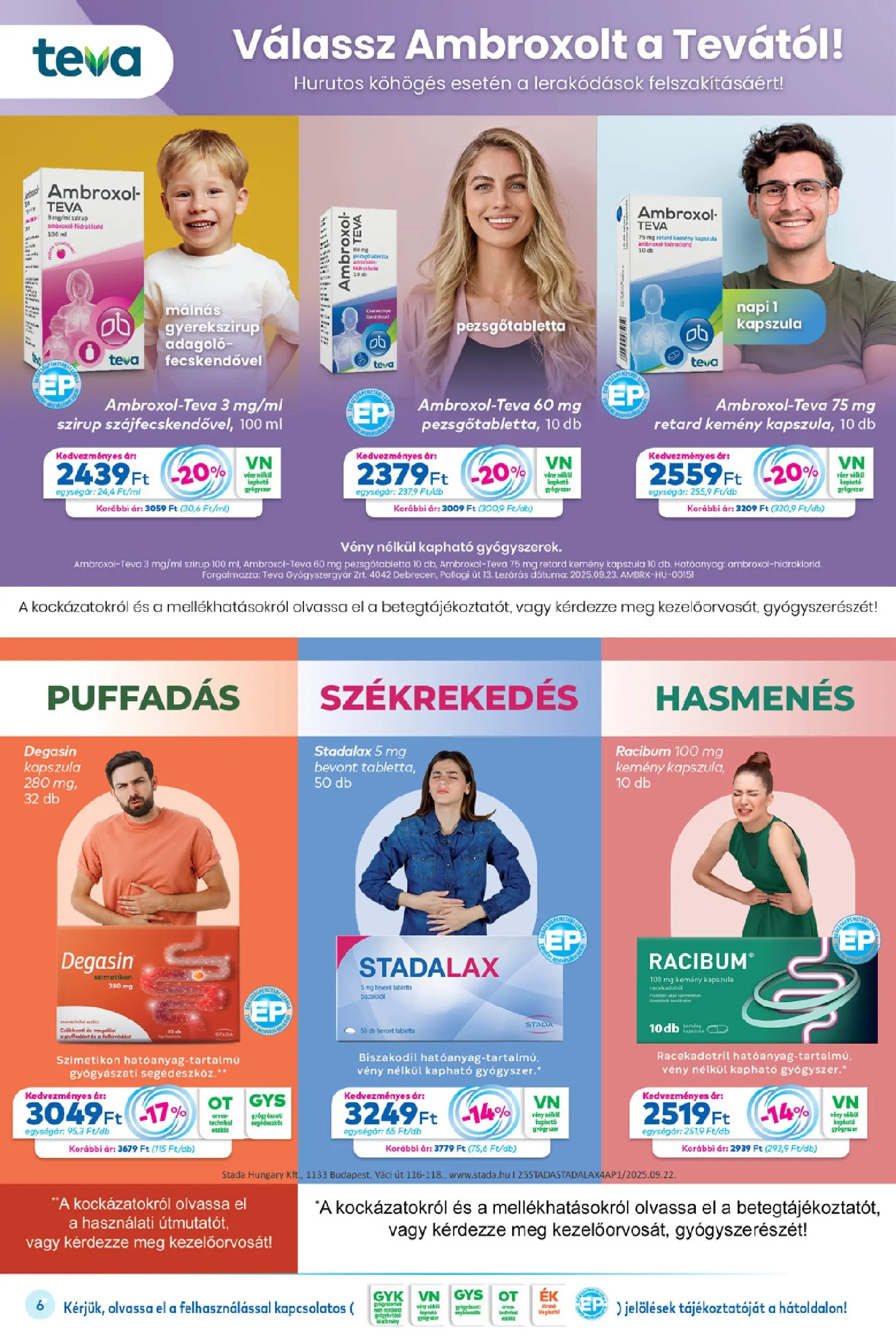 Ajánlatok - Gyöngy Patikak újság érvényessége 30.11.2025-ig - 2025.11.11. -tól/töl > akció, lapozható szórólap 🛍️ | Oldal: 6 | Termékek: Pezsgőtabletta