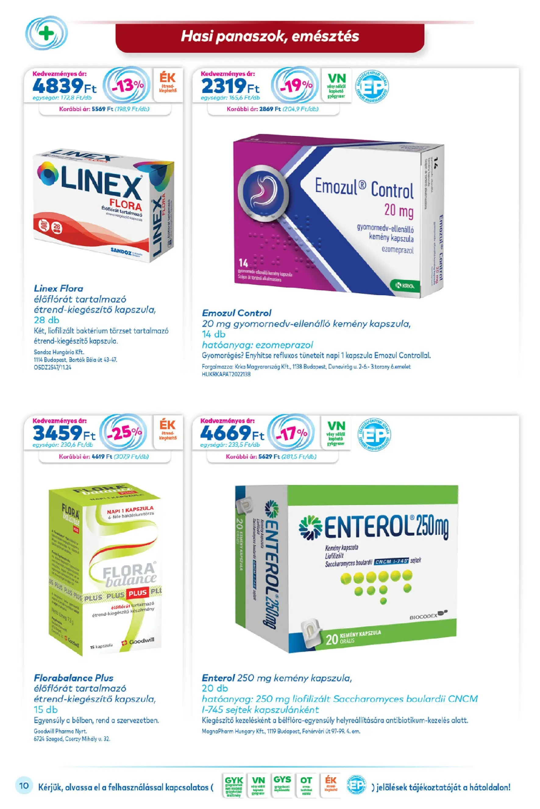 Ajánlatok - Gyöngy Patikak újság érvényessége 30.11.2025-ig - 2025.11.11. -tól/töl > akció, lapozható szórólap 🛍️ | Oldal: 10