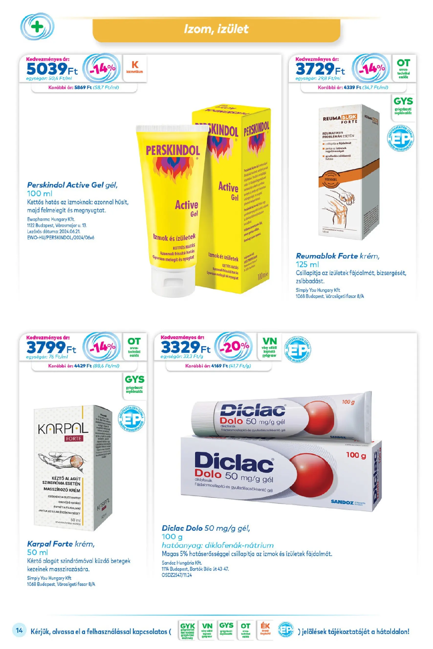 Ajánlatok - Gyöngy Patikak újság érvényessége 30.11.2025-ig - 2025.11.11. -tól/töl > akció, lapozható szórólap 🛍️ | Oldal: 14