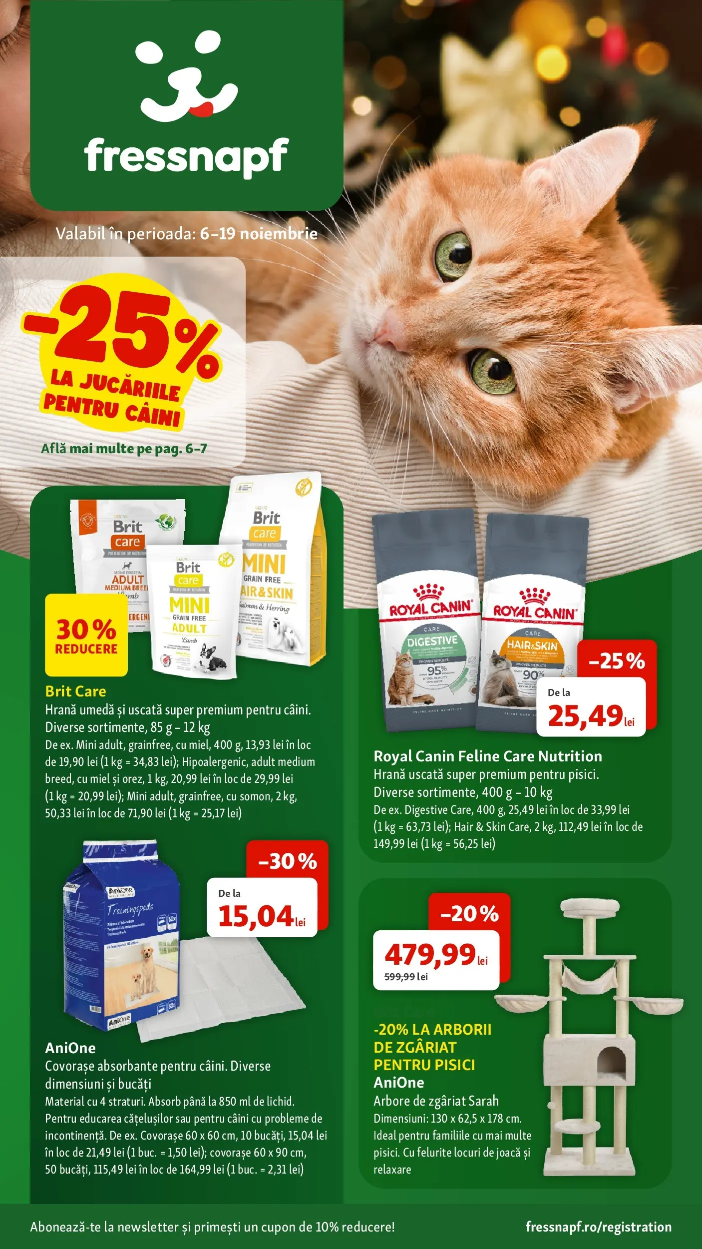 Catalog Fressnapf - Oferta 06.11.2025 - 19.11.2025 | Pagină: 1 | Produse: Absorbante