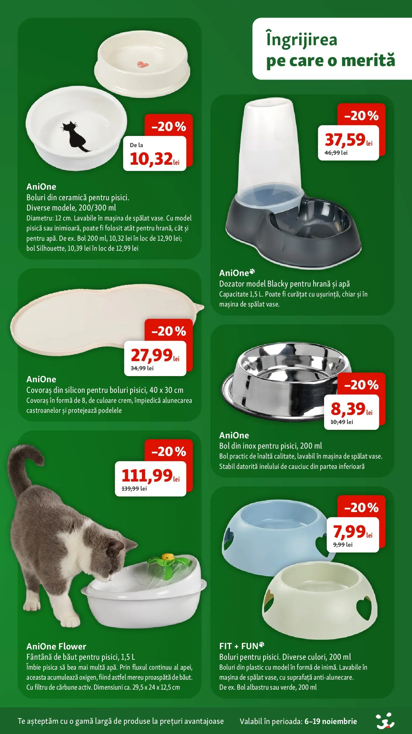 Catalog Fressnapf - Oferta 06.11.2025 - 19.11.2025 | Pagină: 15 | Produse: Mașină De Spălat, Bol, Apă