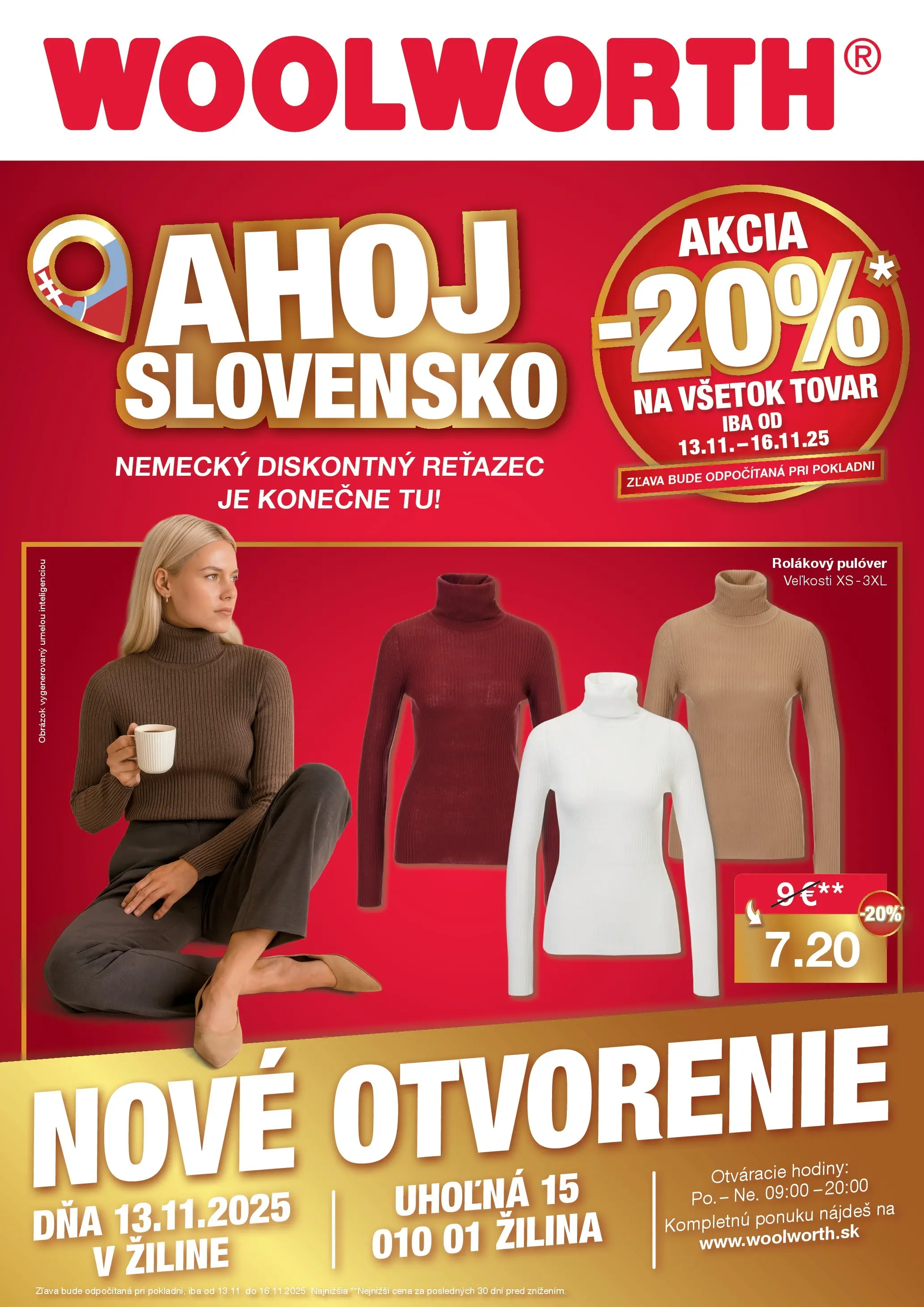 Woolworth Ahoj Žilina od 06.11.2025 » aktuálna akcia | Strana: 1 | Produkty: Hodiny