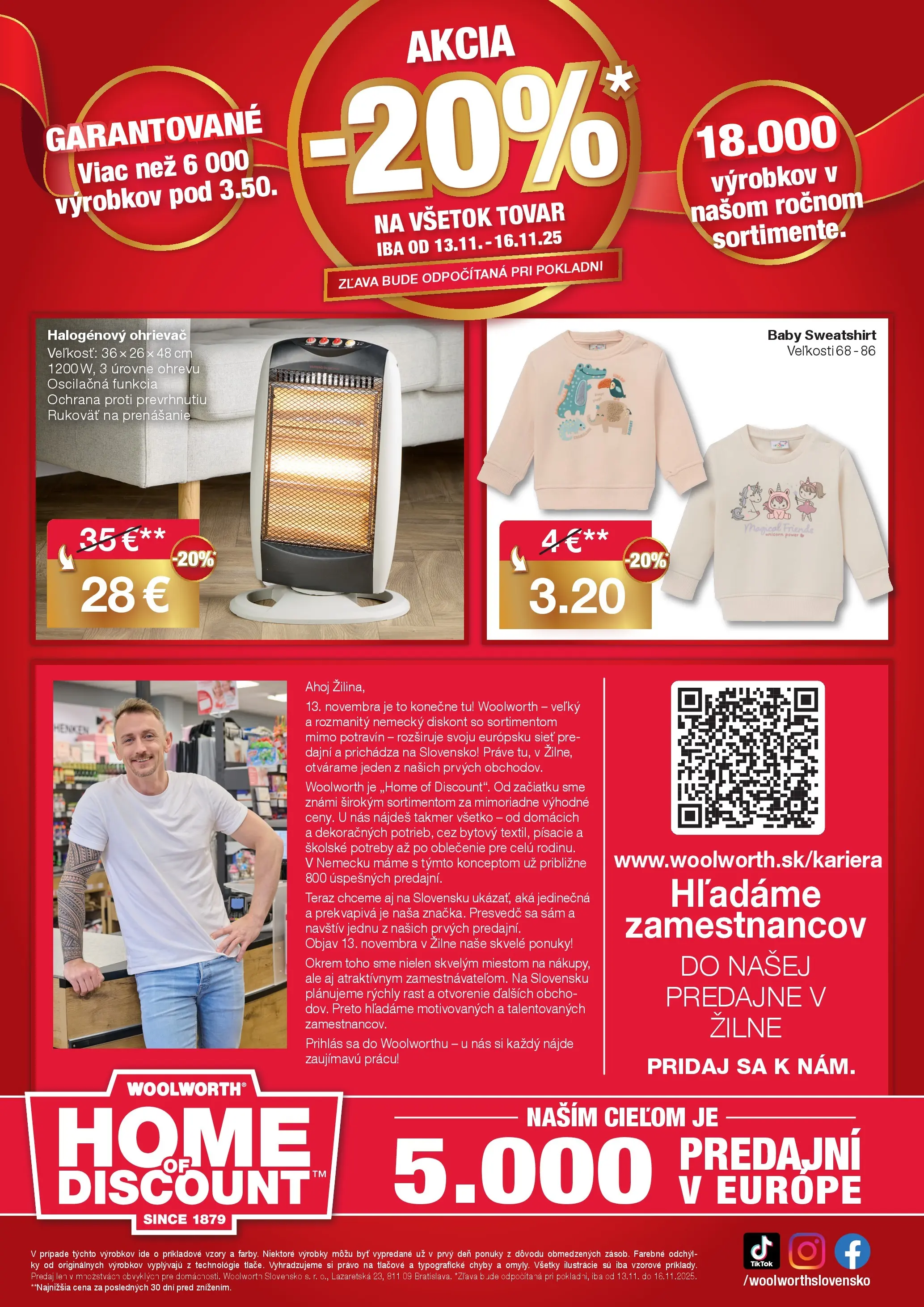 Woolworth Ahoj Žilina od 06.11.2025 » aktuálna akcia | Strana: 12 | Produkty: Ohrievač