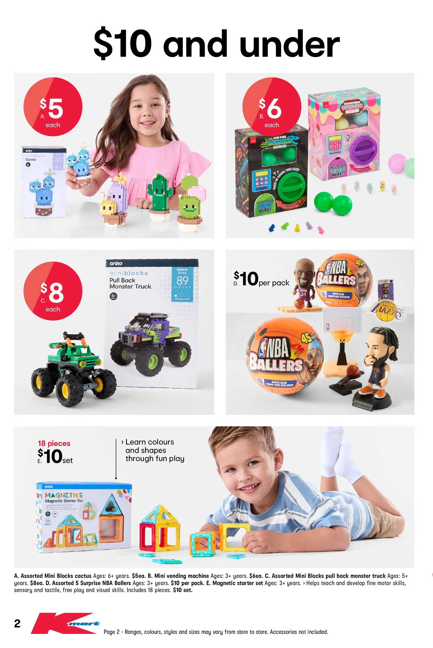 ﻿﻿Kmart catalogue valid from 05/11/2025 > Online Australia | Page: 2 | Products: Accessories