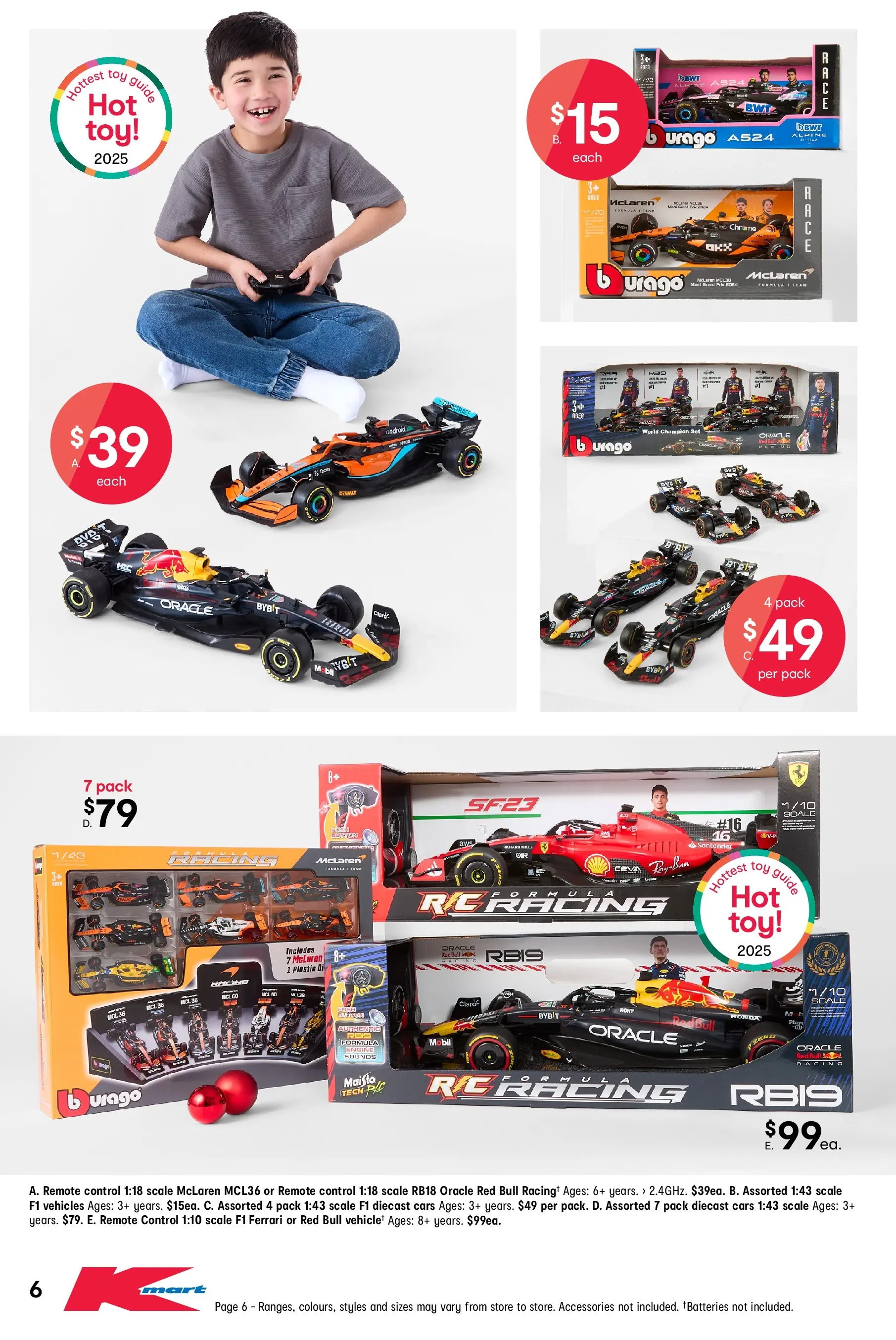 ﻿﻿Kmart catalogue valid from 05/11/2025 > Online Australia | Page: 6 | Products: Accessories, Remote control, Scale
