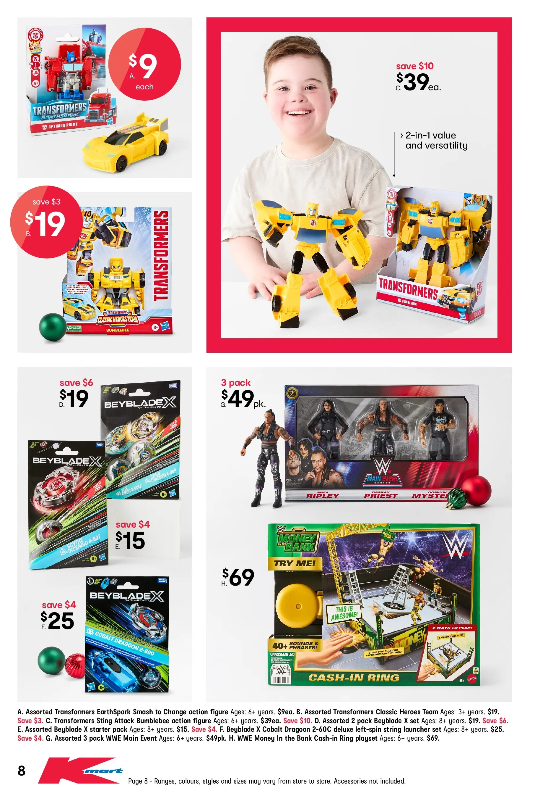 ﻿﻿Kmart catalogue valid from 05/11/2025 > Online Australia | Page: 8 | Products: Accessories