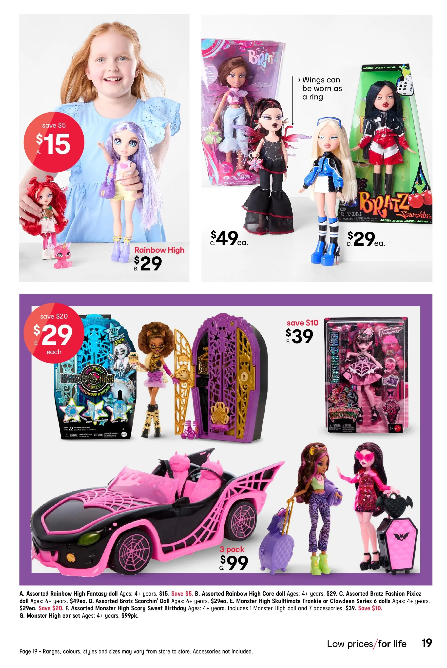 ﻿﻿Kmart catalogue valid from 05/11/2025 > Online Australia | Page: 19 | Products: Accessories
