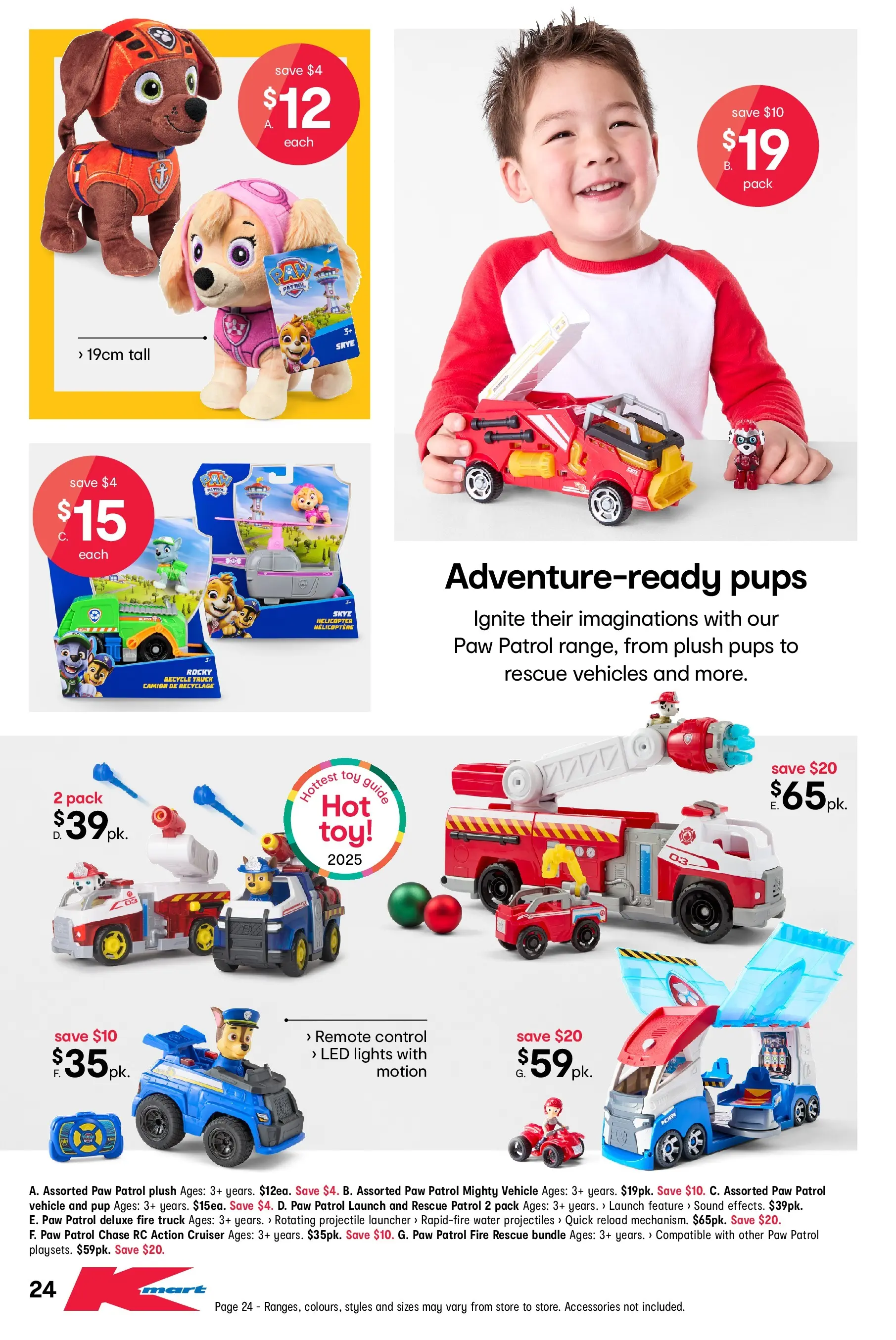 ﻿﻿Kmart catalogue valid from 05/11/2025 > Online Australia | Page: 24 | Products: Water, Accessories, Remote control