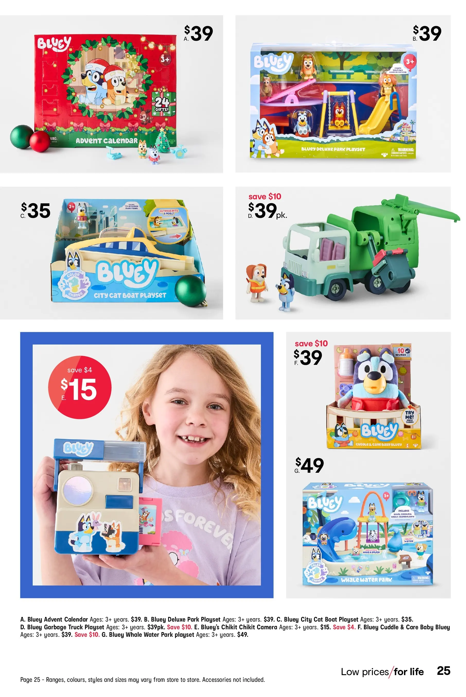 ﻿﻿Kmart catalogue valid from 05/11/2025 > Online Australia | Page: 25 | Products: Water, Accessories, Camera