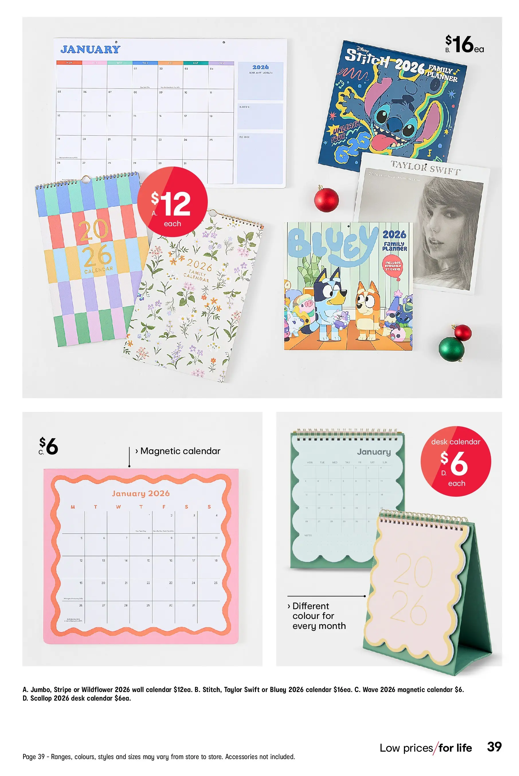 ﻿﻿Kmart catalogue valid from 05/11/2025 > Online Australia | Page: 39 | Products: Desk, Accessories