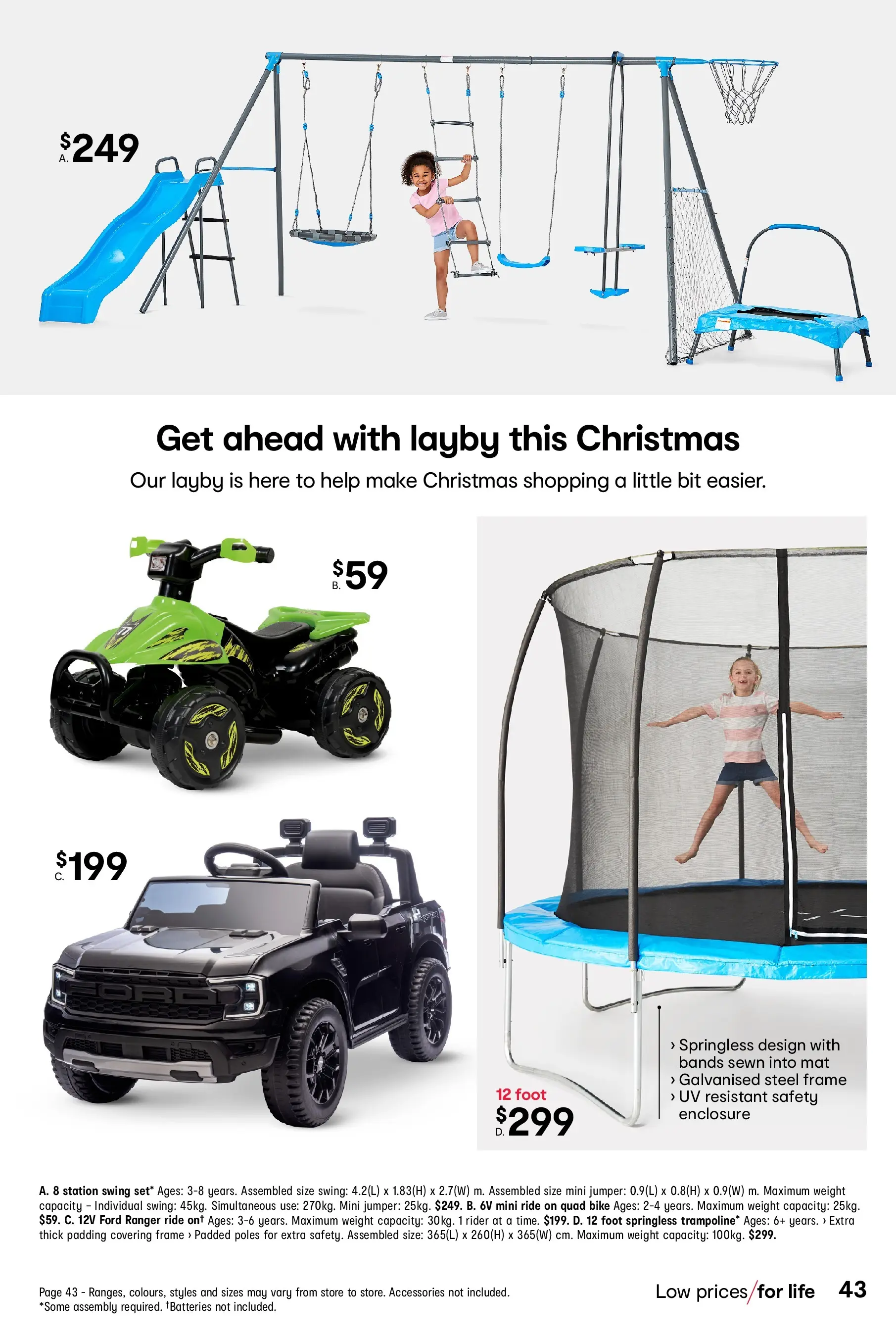 ﻿﻿Kmart catalogue valid from 05/11/2025 > Online Australia | Page: 43 | Products: Jumper, Accessories, Weight