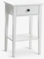 JYSK JYSK Нощно шкафче NORDBY 1 чекмедже 1 рафт бяло - до 19-11-25