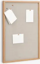 JYSK JYSK Дъска за бележки MOSEBY 50x70 с 5 пинчета бежова/цв. нат.дъб - до 19-11-25