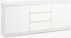 JYSK Бюфет LIMFJORDEN с 2 врати 3 чекмеджета бял