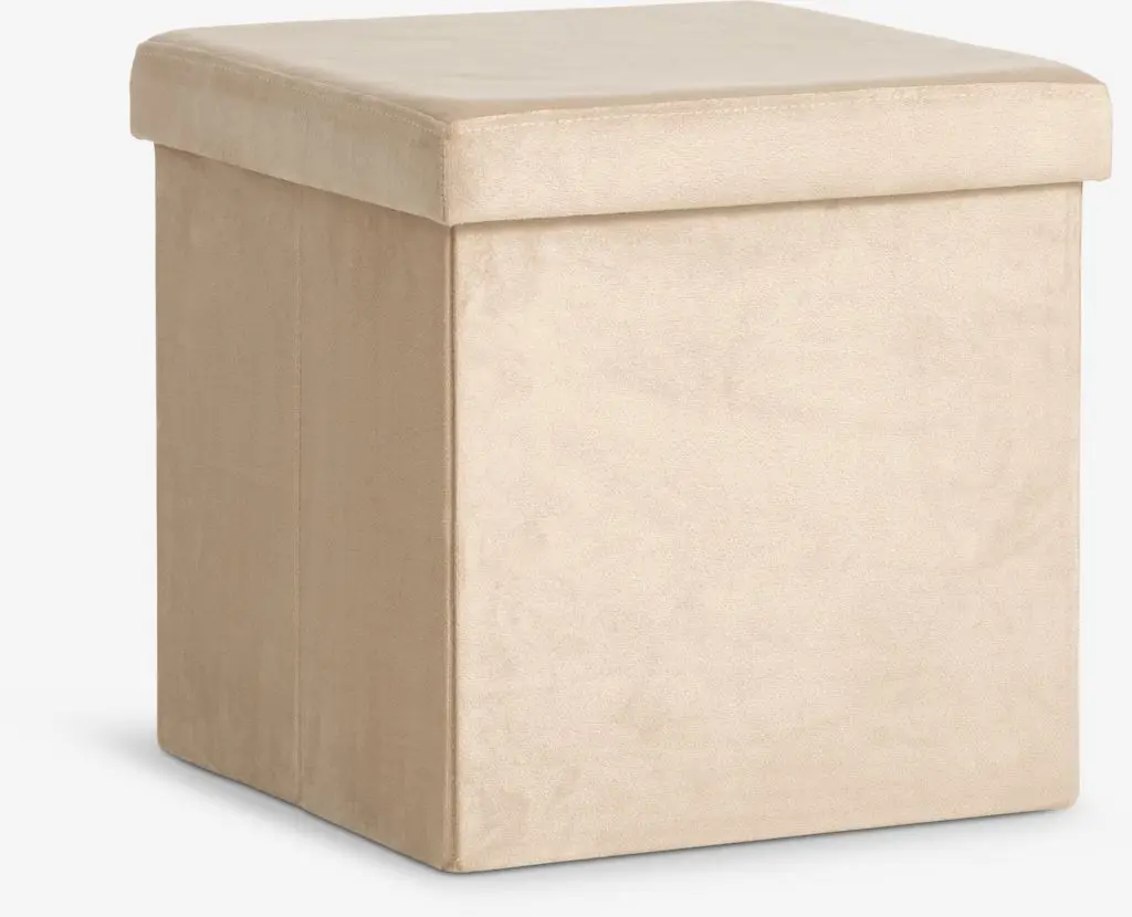 JYSK Taburet AUNING 38x38 nisipiu catifea