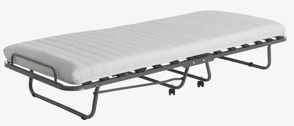 JYSK Сгъваемо легло SYDALS 80x200 светлосиво