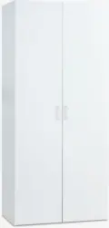 JYSK Гардероб KORUP 78x176 2 врати бял