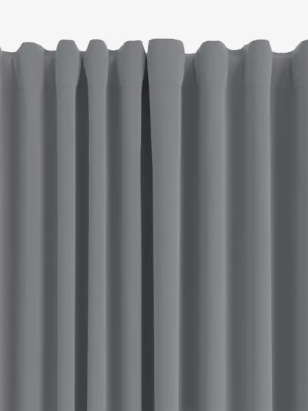 JYSK Завеса затъмняваща STADSHOLMEN 1x140x245 сива