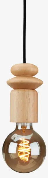 JYSK Полилей ASMIND Ø8xВ13 см дървен