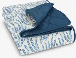 JYSK Ватирано одеяло SOMMEREIK 130x170 синьо/бяло