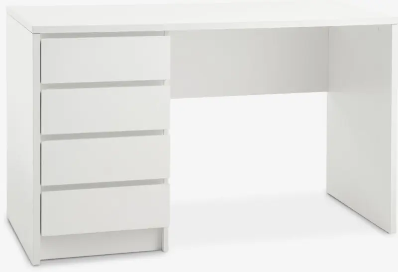 JYSK Бюро LIMFJORDEN 60x120 4 чекмеджета бяло