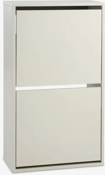 JYSK Шкаф за обувки ALLESHAVE 2 отделения бежов