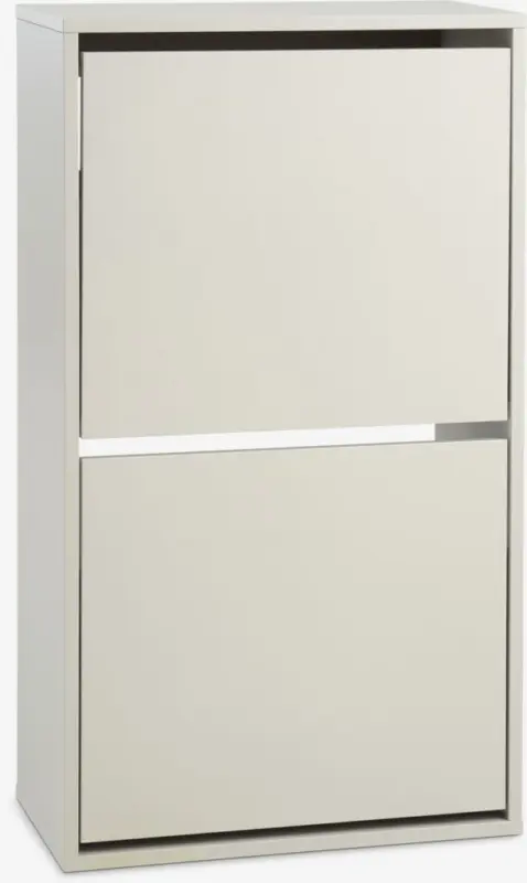 JYSK Шкаф за обувки ALLESHAVE 2 отделения бежов