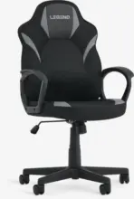 JYSK JYSK Геймърски стол RANDRUP черна изкуствена кожа/мрежа - до 19-11-25