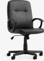 JYSK JYSK Офис стол NIMTOFTE черна изкуствена кожа/черно - до 19-11-25