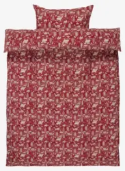 JYSK Спално бельо CHRISTINA 140х200 червено