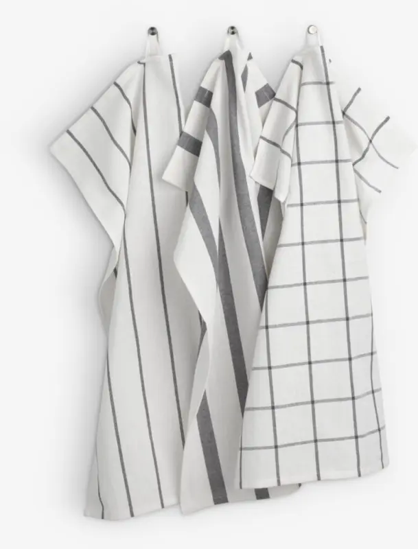 JYSK Кухненска кърпа FLEKKMURE 50x70 3 бр./к-т