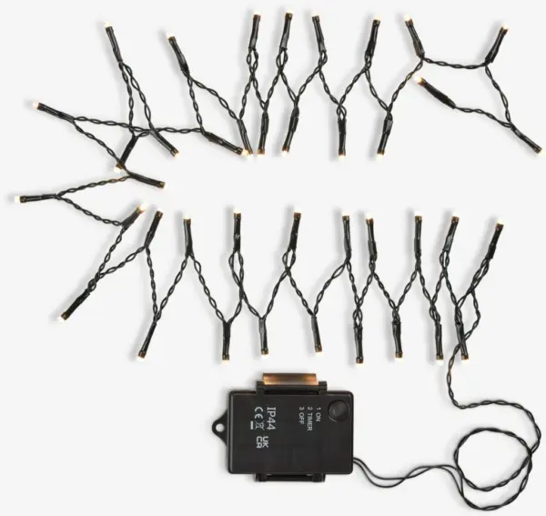 JYSK Светлинна верига външ. монтаж BAUGE Д195 см с 40 LED