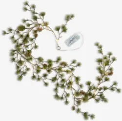 JYSK Гирлянд BOR Д150 см зелен с 30 LED