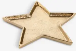 JYSK Свещник IRPA Ш19xД19см златен