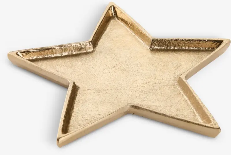 JYSK Свещник IRPA Ш19xД19см златен