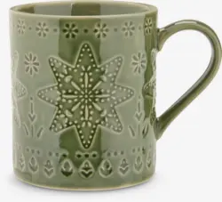 JYSK Чаша MALAKIT Ø8xВ9см 300мл зелена