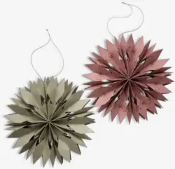 JYSK Коледна звезда HRYM Ø30см асорти