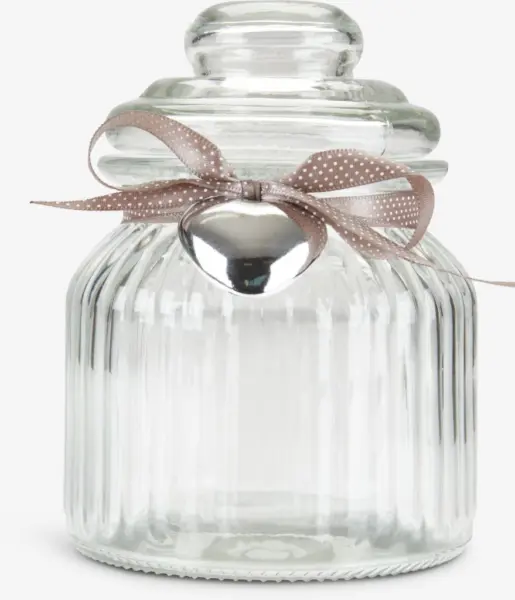 JYSK Буркан BAUGI Ø11xВ15 см с капак