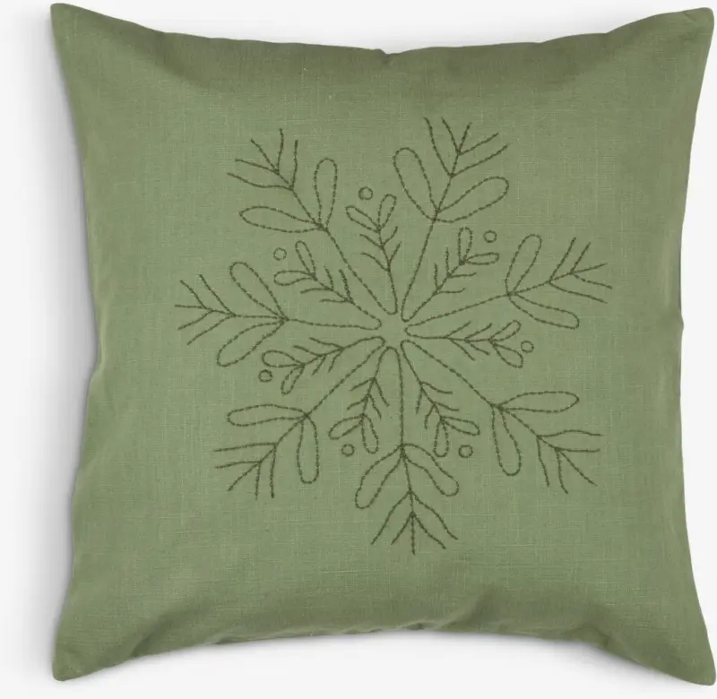 JYSK Калъфка за декоративна възглавница PETALIT 50x50 зелена