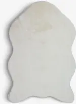 JYSK JYSK Килим от изкуствена кожа OXEL 60x90 бял - до 19-11-25