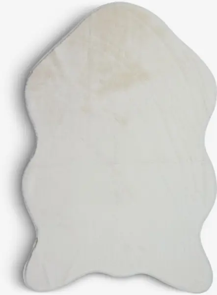 JYSK Килим от изкуствена кожа OXEL 60x90 бял