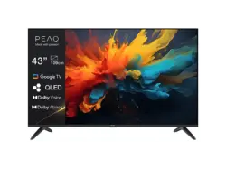 Peaq PTV 43GQU-5025T 43" Google QLED UHD TV; QLED TV