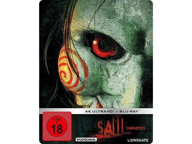 saw - Limited Steelbook Edition [4K Ultra HD Blu-ray + Blu-ray]