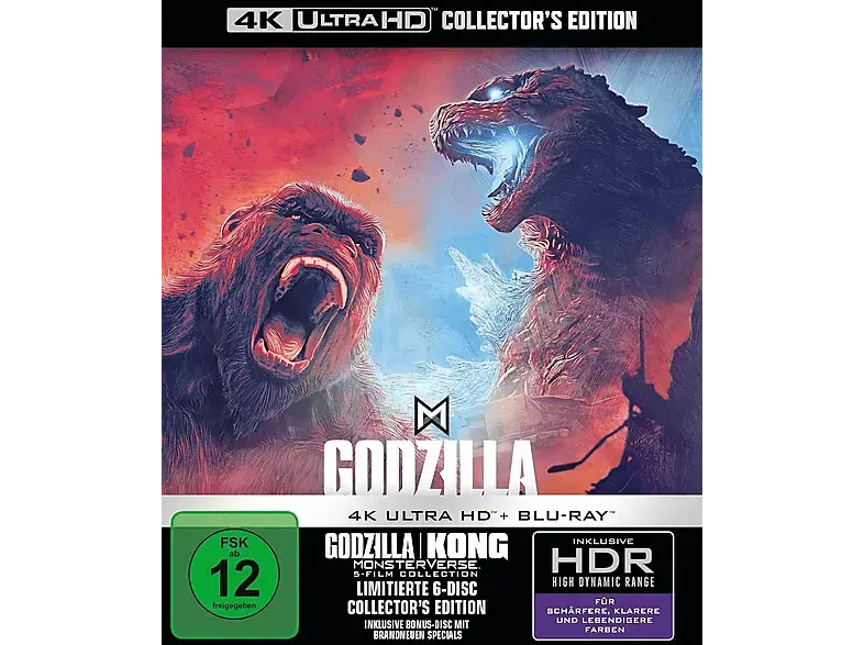 Godzilla Kong Monsterverse 5-Film Collection [4K Ultra HD Blu-ray]
