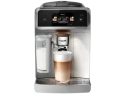 Philips EP8757/20 8000 Serie, LatteGo Kaffeevollautomat (Silber, Keramikmahlwerk, 15 bar, integrierter Milchbehälter)