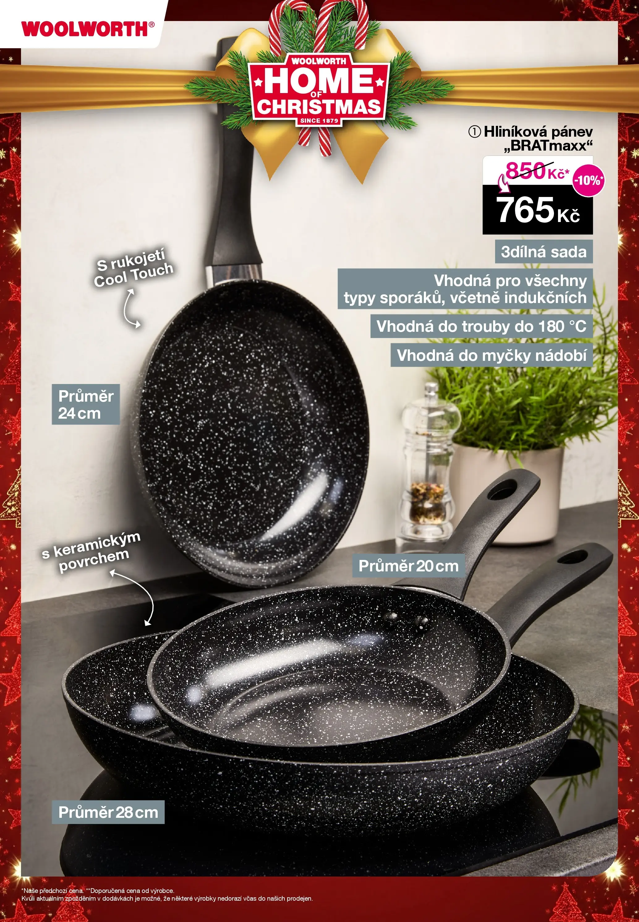 Woolworth leták - Otvice, Jihlava, Znojmo od 07.11.2025 - akční nabídka | Strana: 3 | Produkty: Pánev, Nádobí