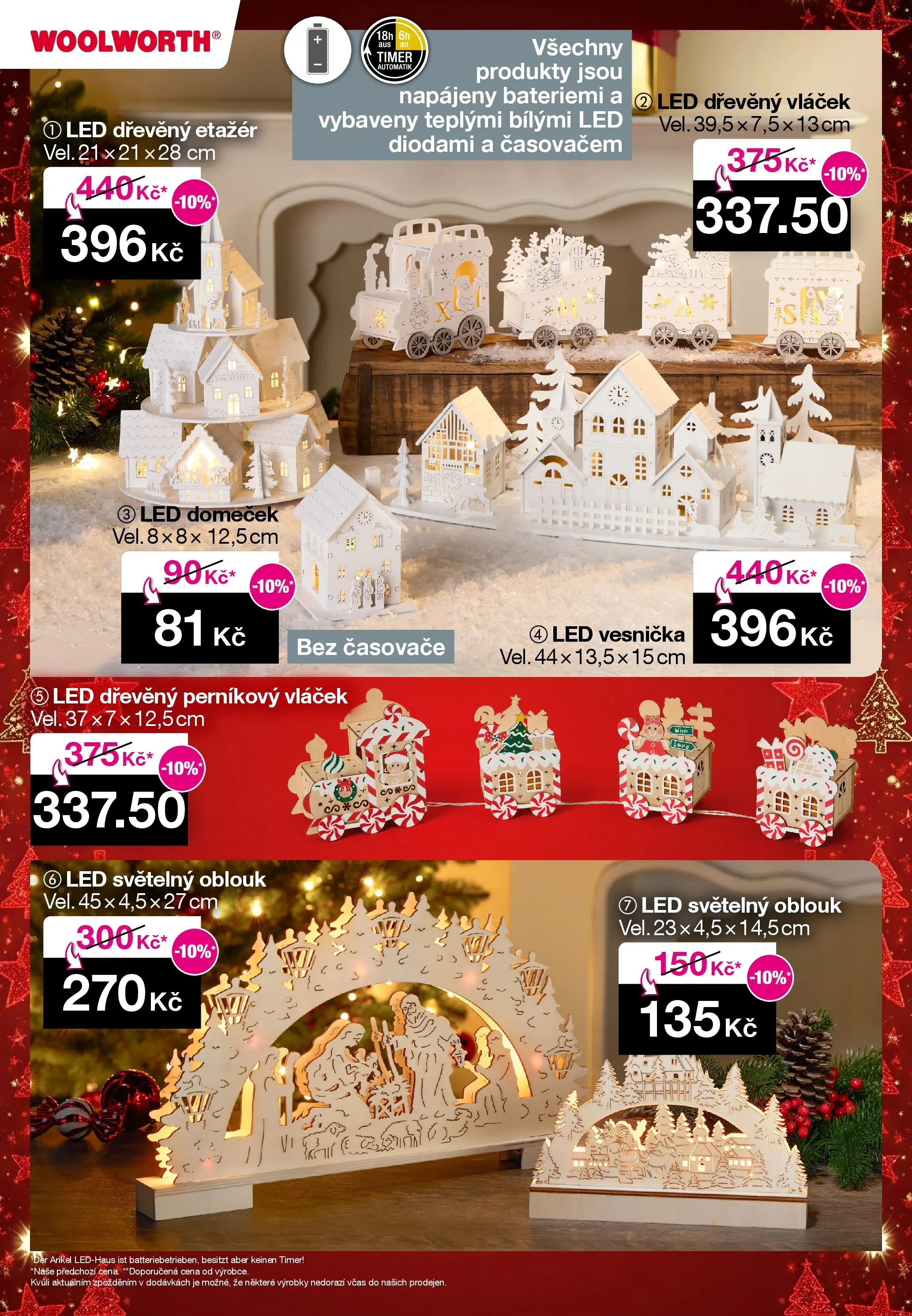 Woolworth leták - Otvice, Jihlava, Znojmo od 07.11.2025 - akční nabídka | Strana: 7 | Produkty: Etažér, LED