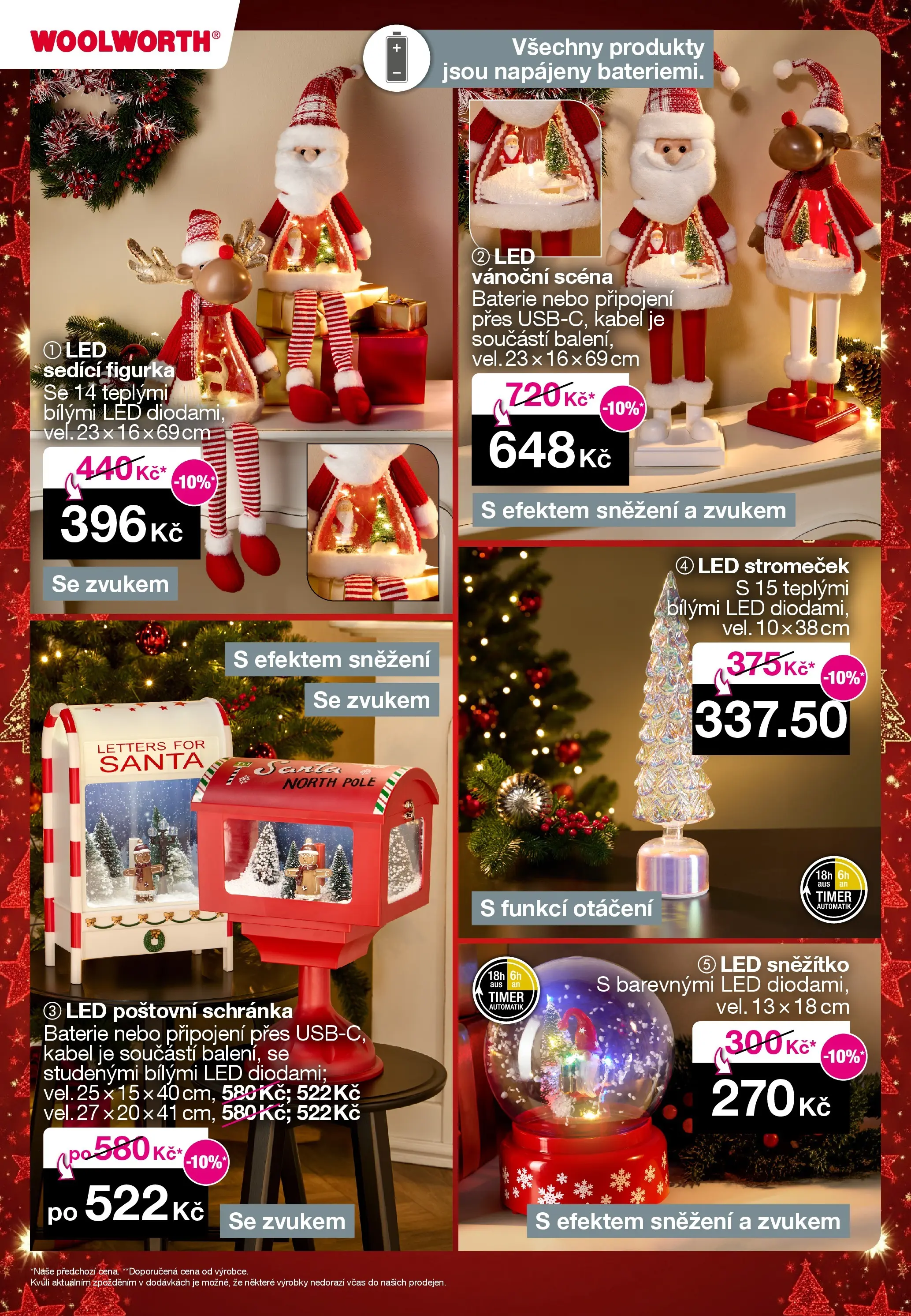 Woolworth leták - Otvice, Jihlava, Znojmo od 07.11.2025 - akční nabídka | Strana: 8 | Produkty: Poštovní schránka, Kabel, Baterie, LED