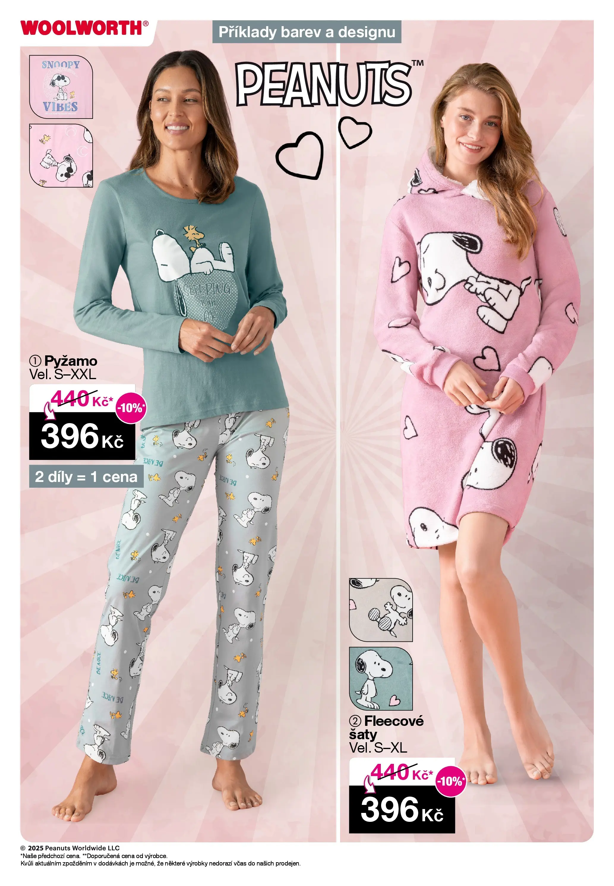 Woolworth leták - Otvice, Jihlava, Znojmo od 07.11.2025 - akční nabídka | Strana: 18 | Produkty: Šaty, Pyžamo