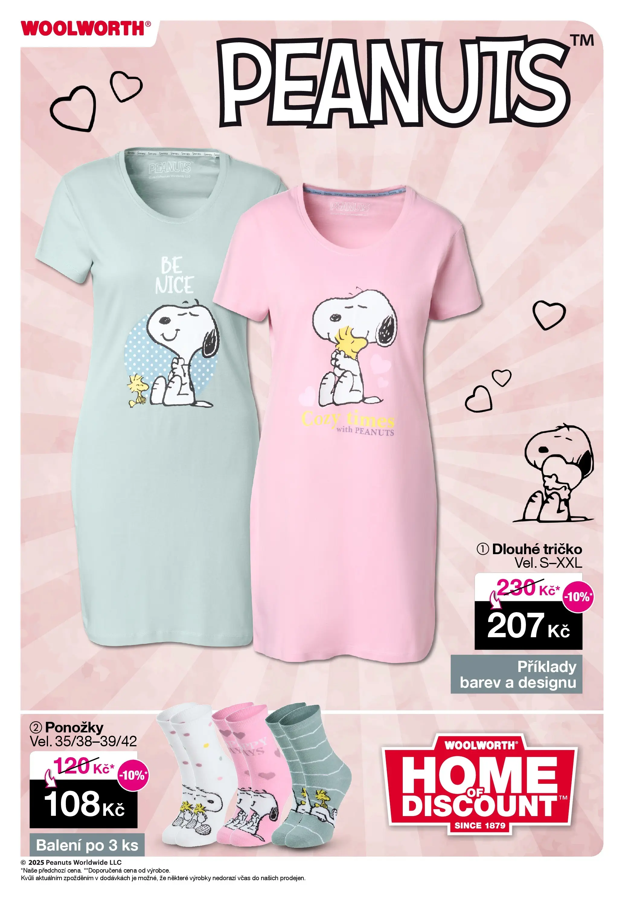 Woolworth leták - Otvice, Jihlava, Znojmo od 07.11.2025 - akční nabídka | Strana: 19 | Produkty: Tričko, Ponožky